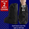 Impresa 2 Pack Walking Boot Cover for Foot & Ankle Brace-Medical Boot Shoe Covers for Rain & Winter Weather - 4 of 4