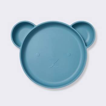 Silicone Dining Plate - Blue Bear - Cloud Island™