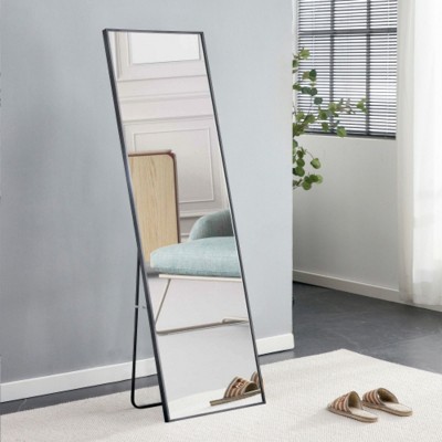 The 4st Generation Aluminum Alloy Metal Frame Wall Mounted Full Body Mirror, Bathroom Makeup Mirror, Bedroom, Decorative Mirror