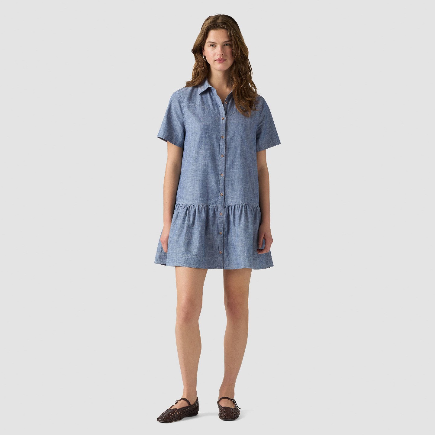 Женские платья Levi's Dresses Cielle Mini - Blue, цвет: Синий — фото 1