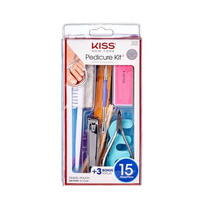 Kiss Professional All-in-One Pedicure Kit - 15pc