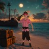 Striped Pirate Boy Child Costume - 4 of 4