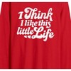 Men's - Instant Message - I Think I Like This Little Life Long Sleeve Graphic T-Shirt - 2 of 4