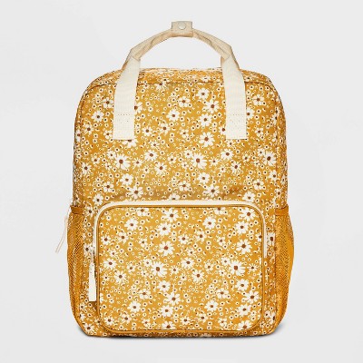 Daisy Canvas Backpack School Bag Messenger Bag Set for Girls
