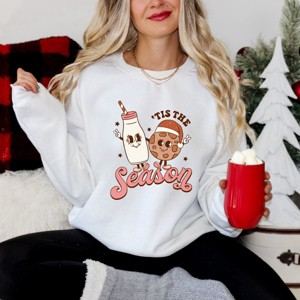 Simply Sage Market Tis The Season Milk and Cookie Sweatshirt - 1 of 4