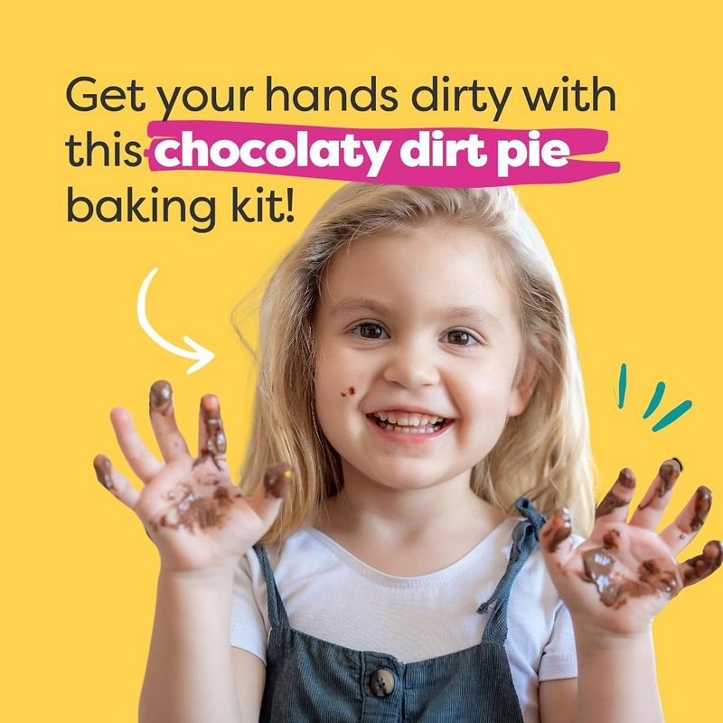 BAKETIVITY Dirt Pie Kids Baking Kit | Delicious Chocolate Cake Kids Baking Set for Girls & Boys | Baking Set for Kids with Pre-Measured Ingredients, 3 of 9
