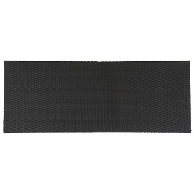Cosima 53 Inch Black PE Rattan Outdoor Storage Box