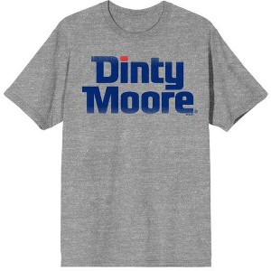 Dinty Moore Logo Juniors Heather Gray T-shirt - 1 of 3