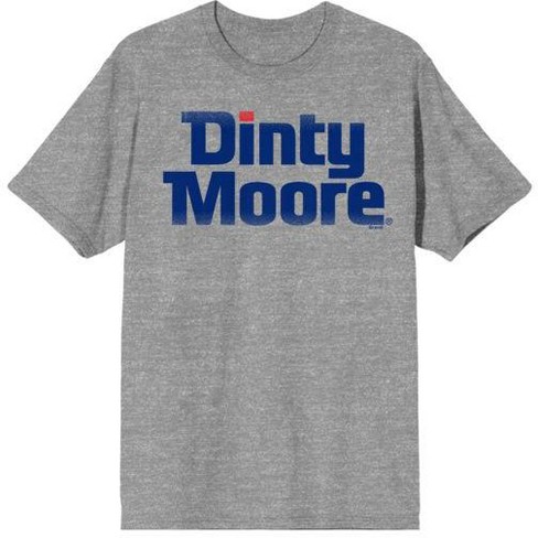 Dinty Moore Logo Juniors Heather Gray T-shirt - image 1 of 3