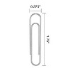 Staples Jumbo Paper Clips Nonskid 100/Box 10 Boxes/Pack (A7026606/72577) ST72577/A70266 - 4 of 4