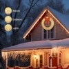 Karl Home 48 inch Pre-lit Gold Christmas Wreath Decoration - 2 of 4
