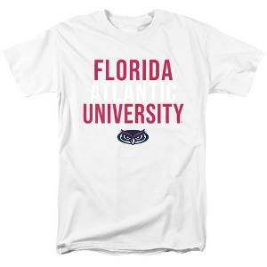 Men's Florida Atlantic University Official Stacked T-Shirt - 1 of 4