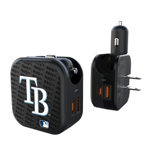 MLB American League Teams Text Backdrop 18-Watt 2 in 1 USB A/C Charger - 1 of 3