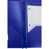 FOLDER SCHOOL SMART TWO-POCKET HEAVYWEIGHT POLY WITH FASTENERS - 3 of 4
