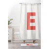 Deny Designs April Lane Art Block Monogram Shower Curtain - 3 of 3