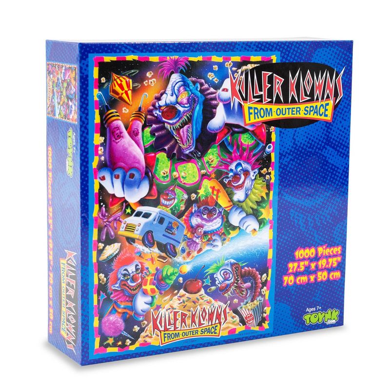 Toynk Killer Klowns From Outer Space 1000-Piece Jigsaw Puzzle | Toynk Exclusive, 2 of 10