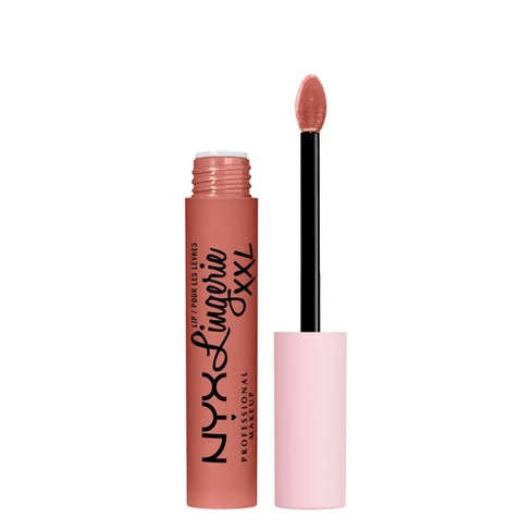 Nyx Professional Makeup Lip Lingerie Xxl Smooth Matte Liquid Lipstick -  16hr Longwear - 02 Turn On - 0.13 Fl Oz : Target