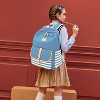 Generic School Backpacks for Teen Girls Lightweight Canvas Backpack Stripe Backpack - 4 of 4