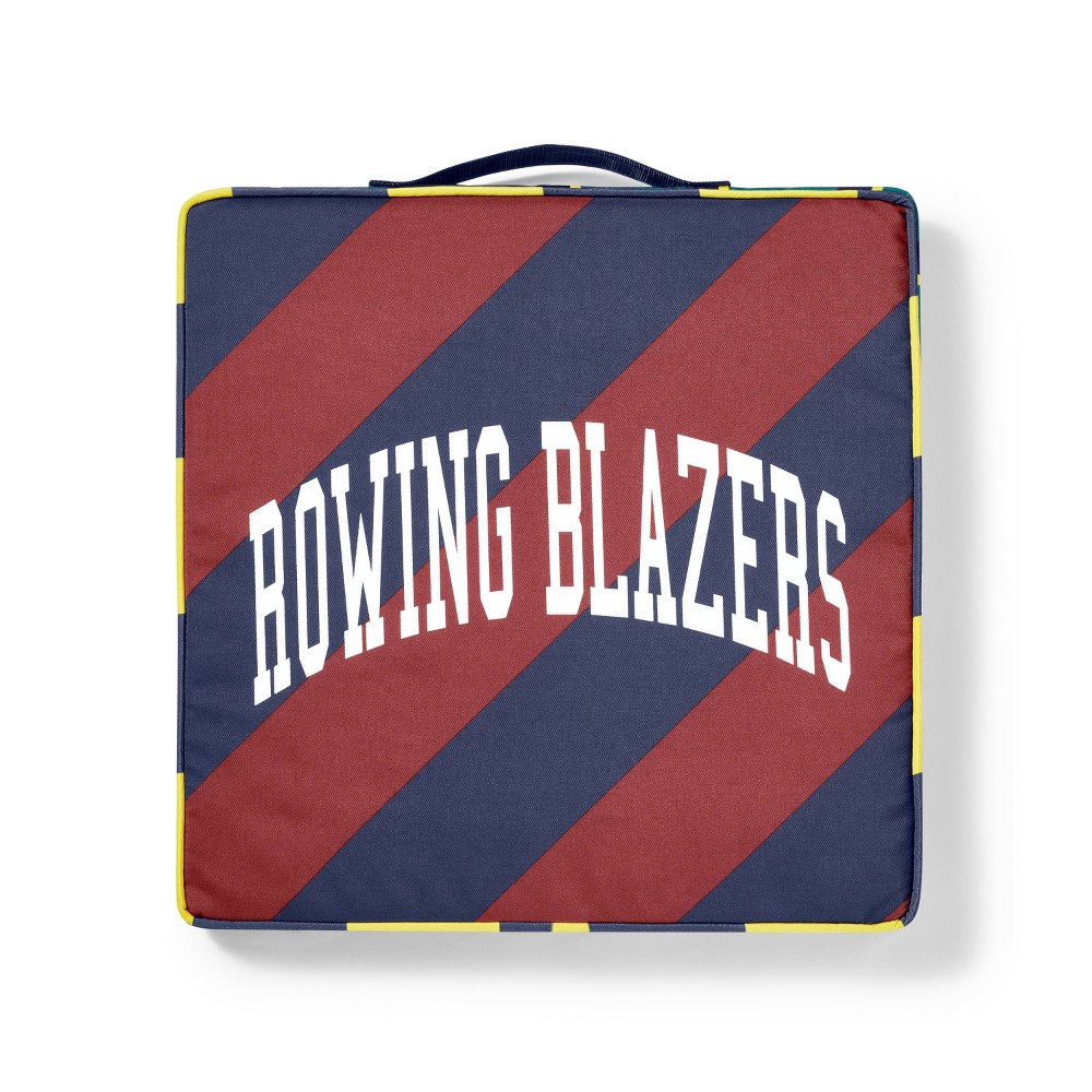 outdoor cushion reversible 15 x 15 x 2 rowing blazers
