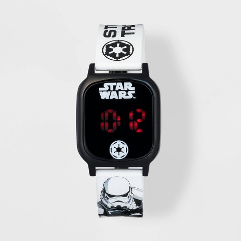 Boys Star Wars Watch Black White Target