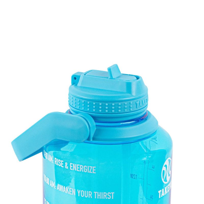 Takeya 64oz Tritan Motivational Water Bottle with Straw Lid, 5 of 12