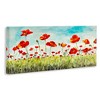 Stupell Industries Bright Red Poppies Meadow, 48" x 20" - 3 of 4