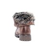 GC Shoes Trudie Fur Lace Up Combat Boots - 3 of 4