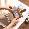 BEAFUP Wallets for Women,Leather RFID Blocking,Bifold Small Zipper Pocket Wallet,Card Case Purse with ID Window,Applies to Gift - 2 of 4