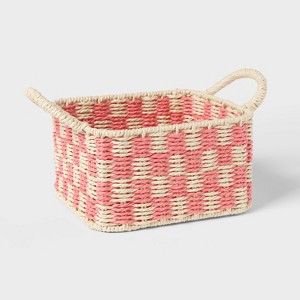 Woven Paper Kids' Storage Bin - Pillowfort™ - 1 of 3
