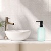 Unique Bargains Durable Cylinder Frosted Soap Dispenser 1 Pc - 2 of 4