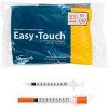 Easy Touch Insulin Syringes Short Needle 31 Gauge 1mL 8mm, 100 Ct - 2 of 4