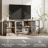 Jojoka Country-Style TV Stand for 55/65/75 Inch TV, Entertainment Center with Open Storage Shelves - 3 of 4