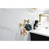 OUTSUPPLY 6-Piece Stainless Steel Bathroom Set, Wall Mount Towel Rack & Hooks, Rustproof Bath Accessories - 2 of 4