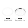 Unique Bargains Coffee Machine Replacement Mocha Pot Silicone Gaskets and Stainless Steel Filters - 3 of 3