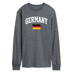 Men's - Instant Message - Germany Flag Long Sleeve Graphic T-Shirt - 1 of 4