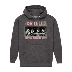 Men's - The Beatles - All You Need Graphic Fleece Pullover Hoodie - 1 of 4
