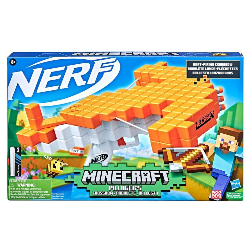 NERF Minecraft Pillager&#39;s Crossbow Blaster, 3 of 9