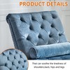 MOONMISS Velvet Chaise Lounge Indoor,Button-Tufted Upholstered Chaise Lounge Chair with Pillow for Bedroom Living Room Office - 4 of 4