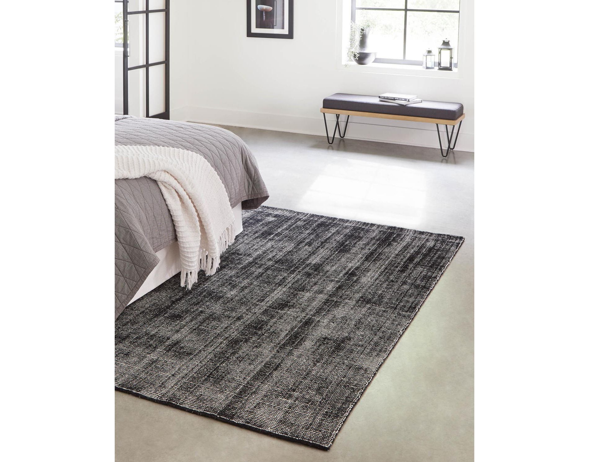 Jill Zarin English Manor Farmhouse Solid Indoor Hand Made Area Rug