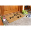 RugSmith Black Machine Tufted Paws Doormat - 2 of 4