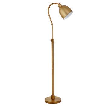 58.5 Eva Modern Contemporary Iron Led Floor Lamp Brass Gold