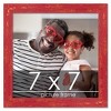 PosterPalooza | Square Shabby Chic Red Picture Frame - UV Acrylic, Foam Board Backing, Hanging Hardware - 2 of 4