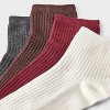 Women's Ultra Soft Everyday Rib-Knit 4pk Ankle Socks - Auden™ - 3 of 3