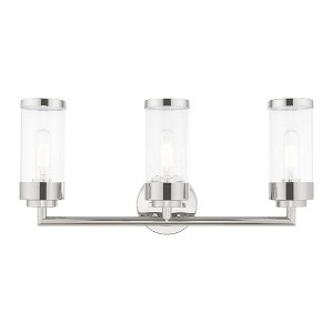 Livex Lighting Hillcrest 3 - Light Vanity in  Polished Chrome - 1 of 4