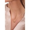 Tiny Tags Valentine's Day 14K Gold Ion Plated Love Letter Pendant Necklace - Gold - 4 of 4