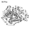 Unique Bargains Metal Blankets Crafts Brooch Making Home Sewing Safety Pins 50 Pcs - 3 of 4