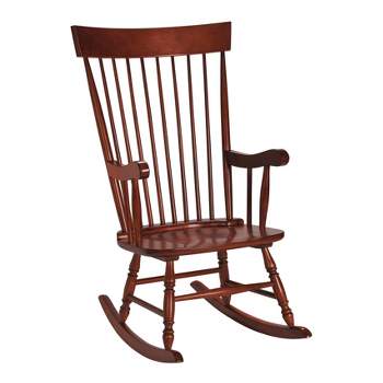 Gift Mark Modern Wooden Rocking Chair - Cherry