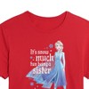 Women's - Frozen 2 - It's So Much Fun Being A Sister Elsa Cropped Graphic T-Shirt - 2 of 4