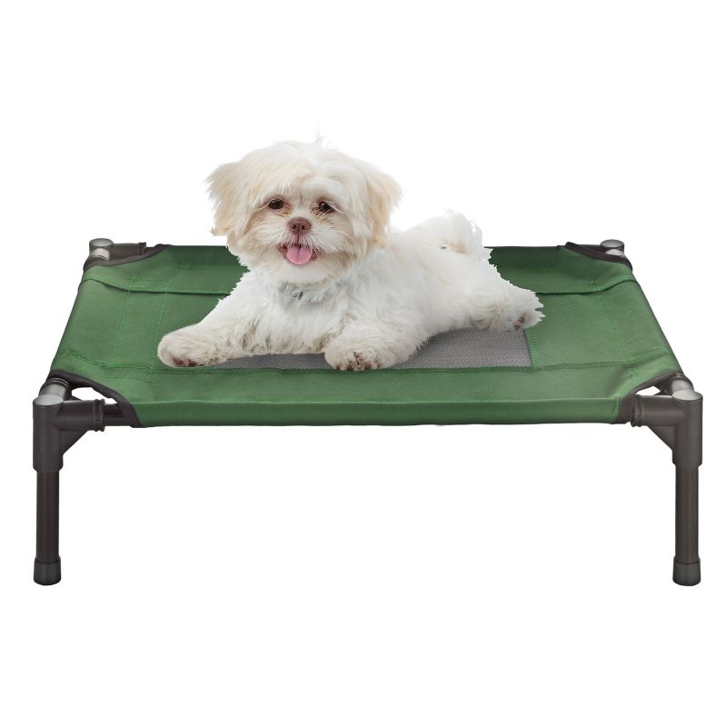 Pet Adobe Cot-Style Elevated Pet Bed - Green, 1 of 9