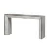 Sapphtopaz Modern Console Table with Wood Veneer Top Versatile Entryway Table with Sturdy Base Rectangle Side Table for Living Room,Entryway - 3 of 4